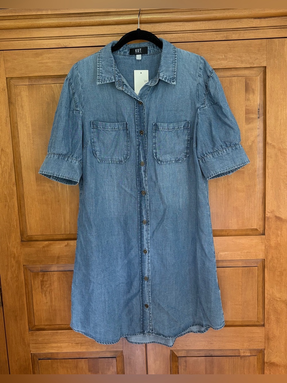 NWT Kut from the Kloth Sylvia Denim Shirtdress